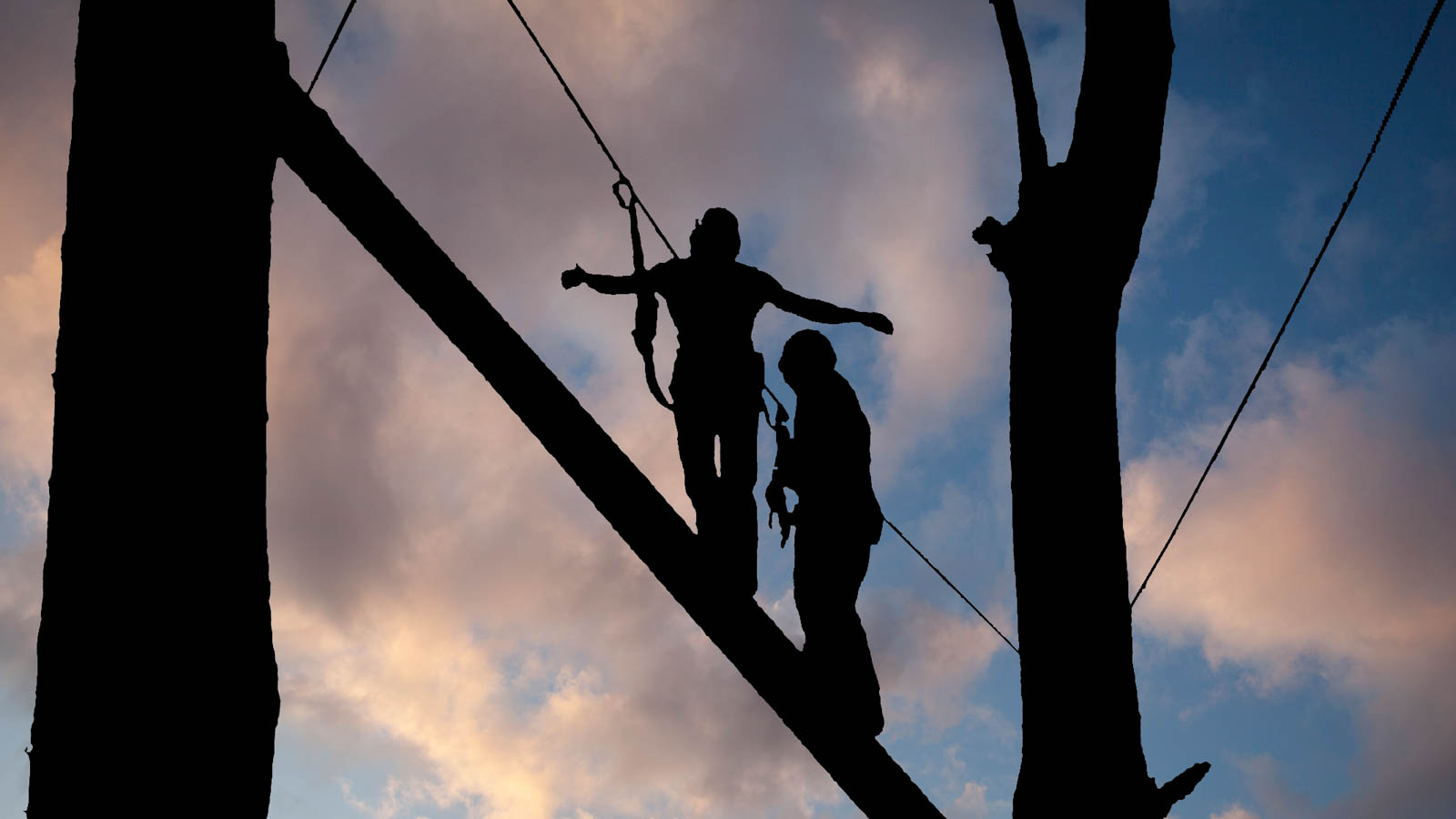 Adventure Designs builds high-value, high-quality, exciting challenge ropes courses!